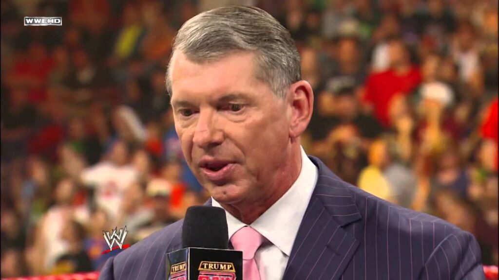 Vince McMahon on an episode of RAW